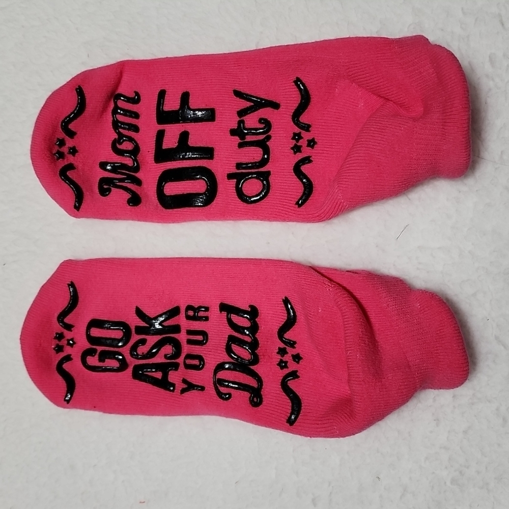 2 pairs of fun mom socks!
